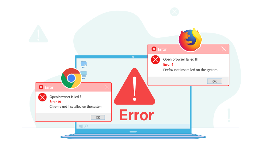 The Errors Related to the Browser in v-User Software and How to Fix  - Is Banner