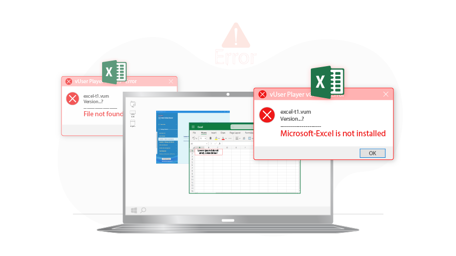 Errors Associated with Excel in the v-User Bots & How to Fix