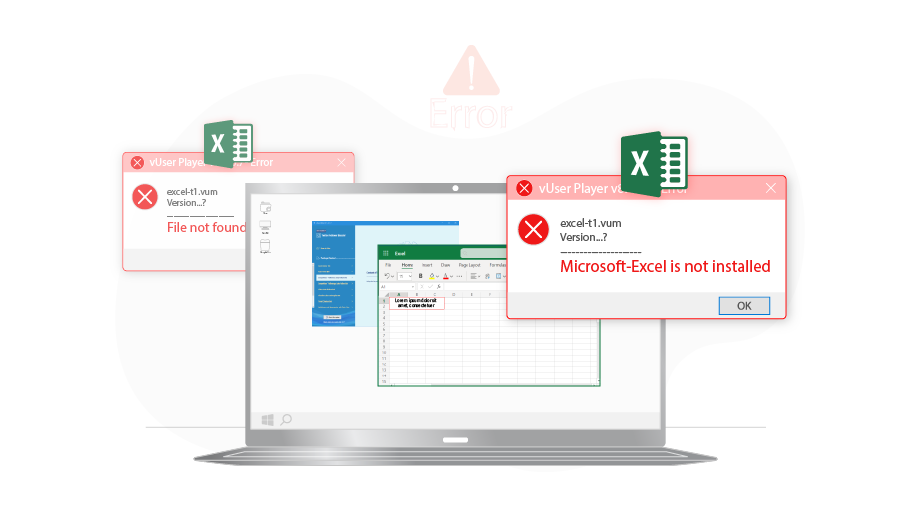 Errors Associated with Excel in the vUser Bots & How to Fix