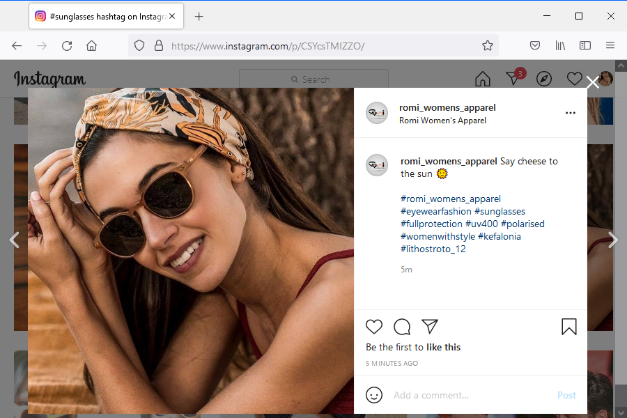 پست اینستاگرام