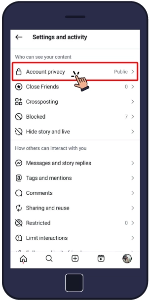 نحوه فعال‌سازی قابلیت پنهان کردن عکس پروفایل