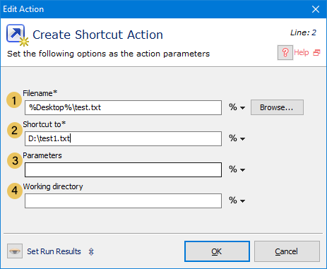 Create Shortcut