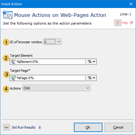 Mouse Action on Web-Pages