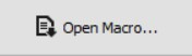 open macro button