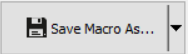 save macro button