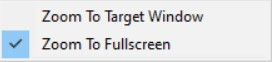 Zoom to Full Screen in the Editor Application