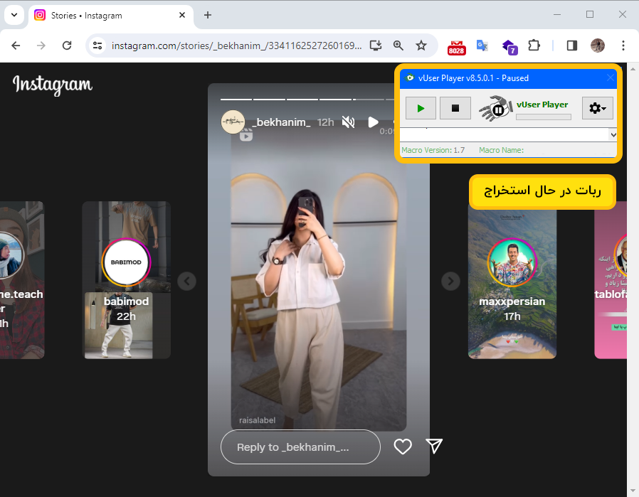 Auto Instagram Story Viewer Bot