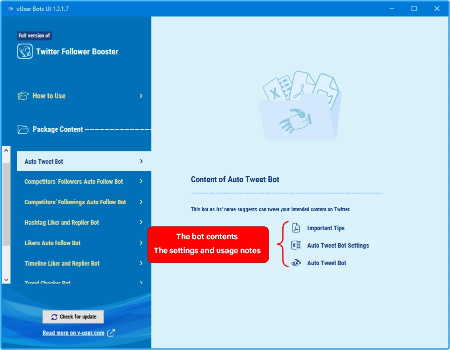 Twitter Follower Booster Bot Package 