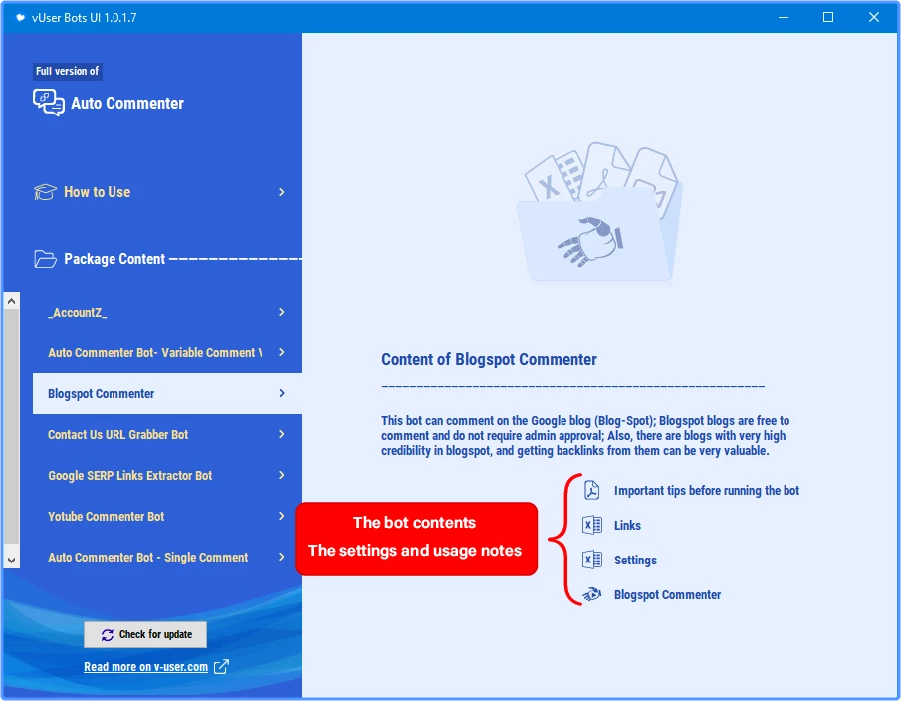 Auto Commenter Bot Package