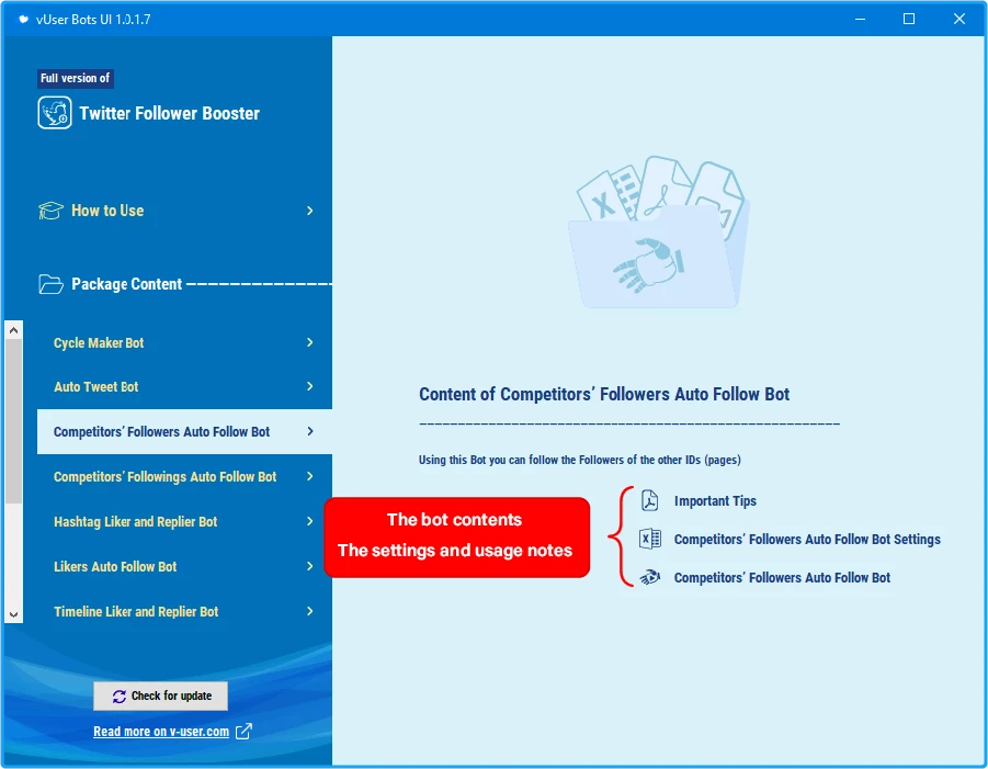 Twitter Follower Booster Bot Package 