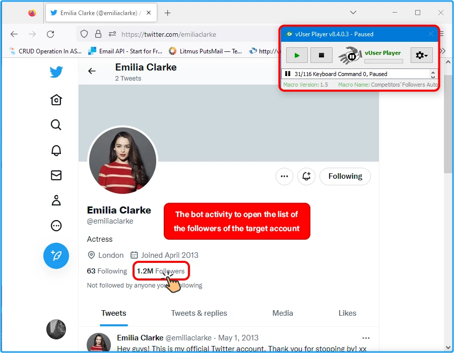 Twitter Follower Booster Bot Package 