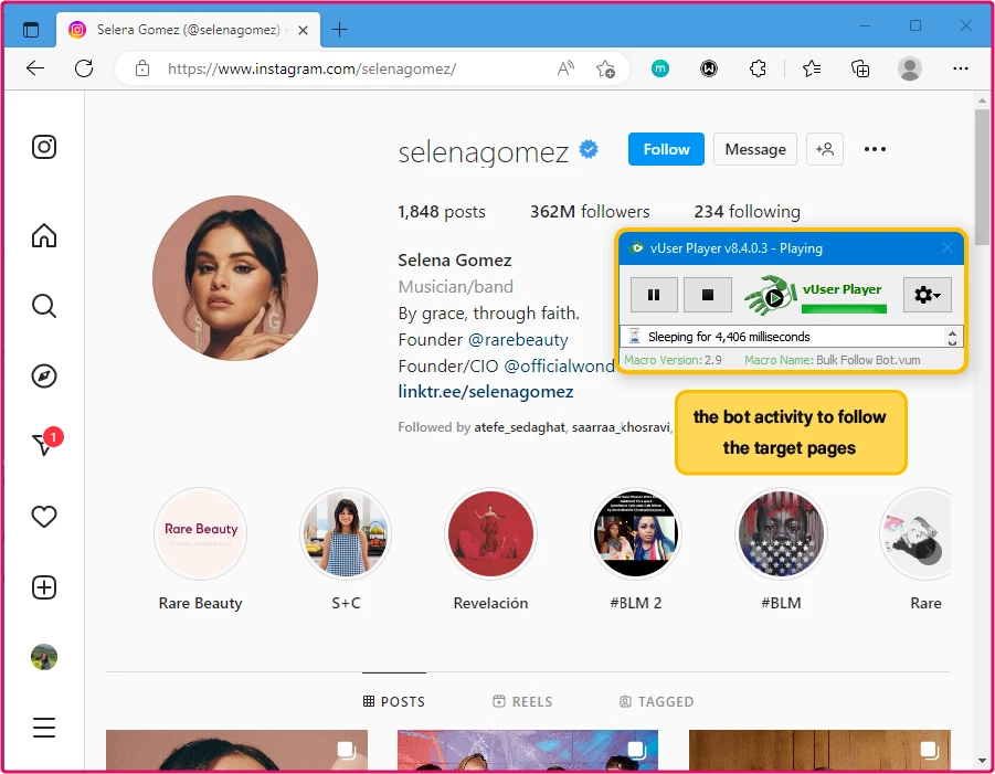 Instagram Bulk DM Sender Bot Package
