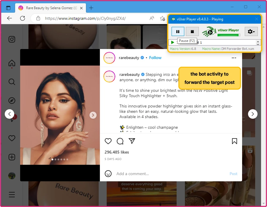 Instagram Bulk DM Sender Bot Package