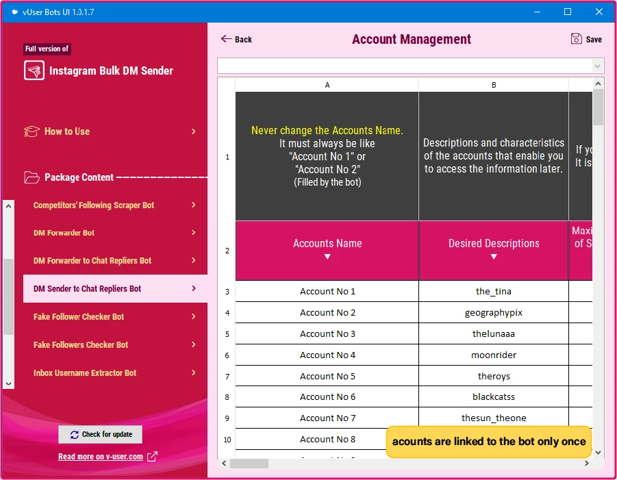 Instagram Bulk DM Sender Bot Package
