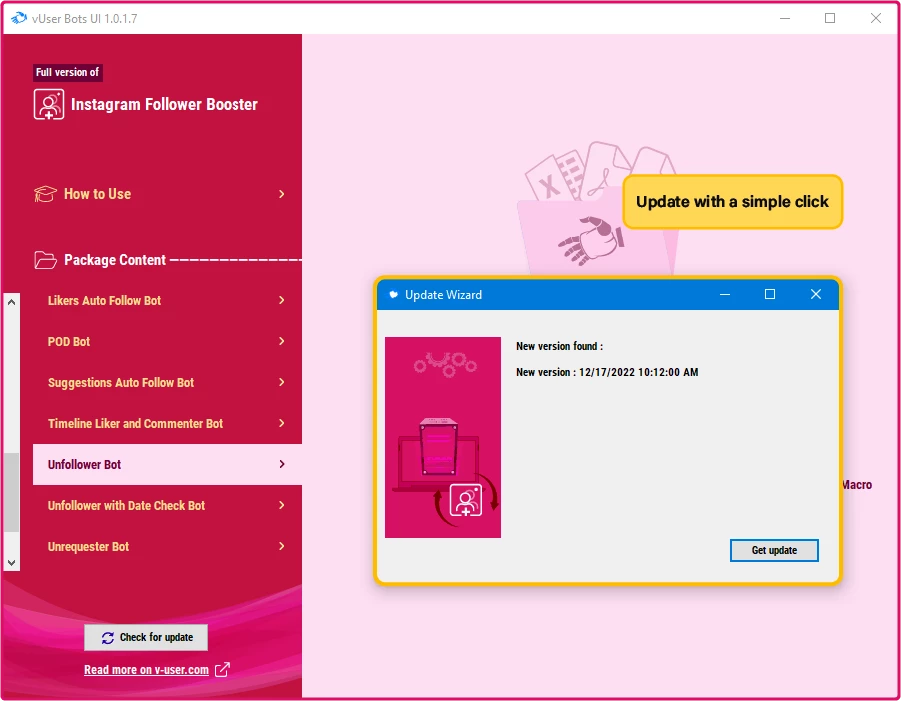Instagram Follower Booster BotInstagram Follower Booster Bot Package