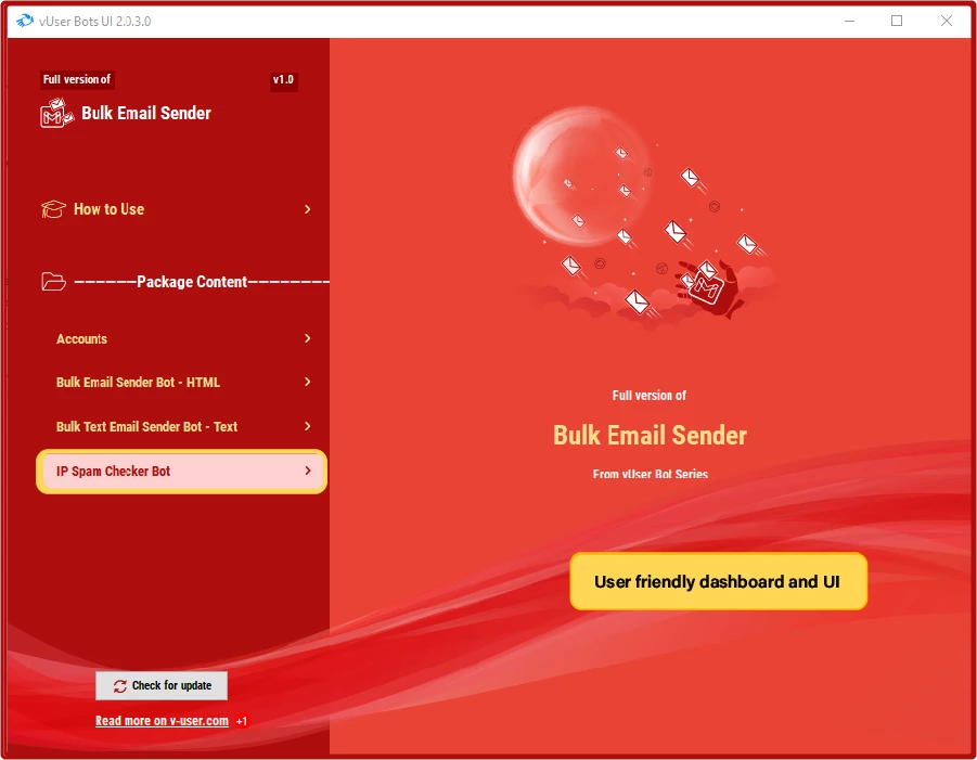 Bulk Email Sender bot package
