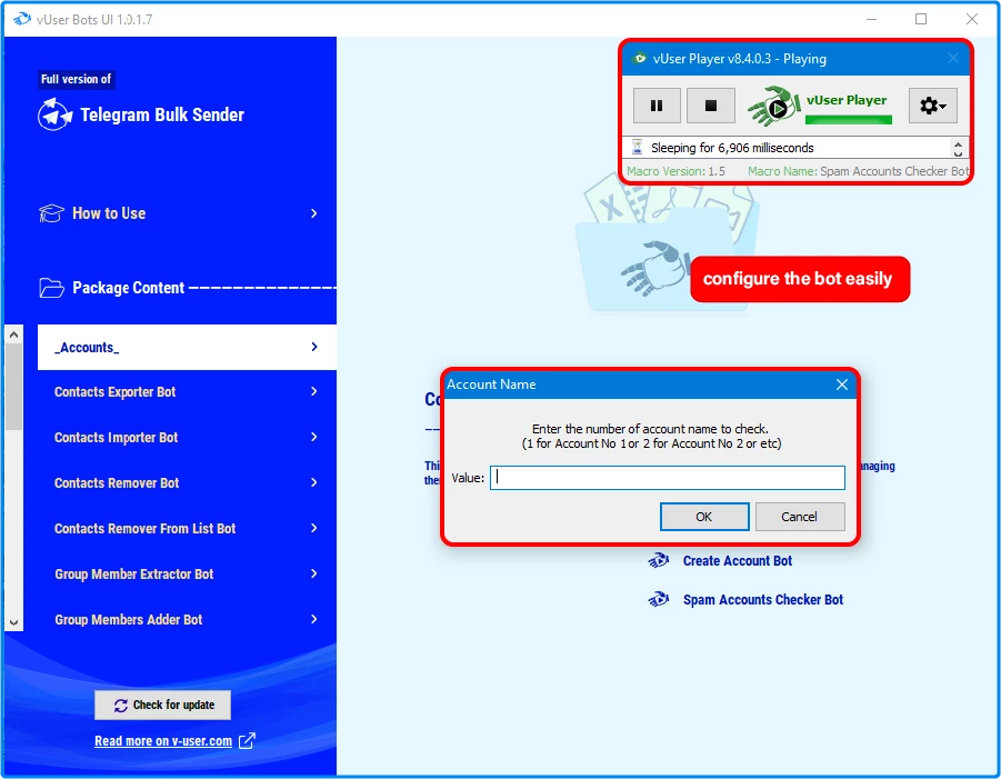 Telegram Bulk Sender Bot Package