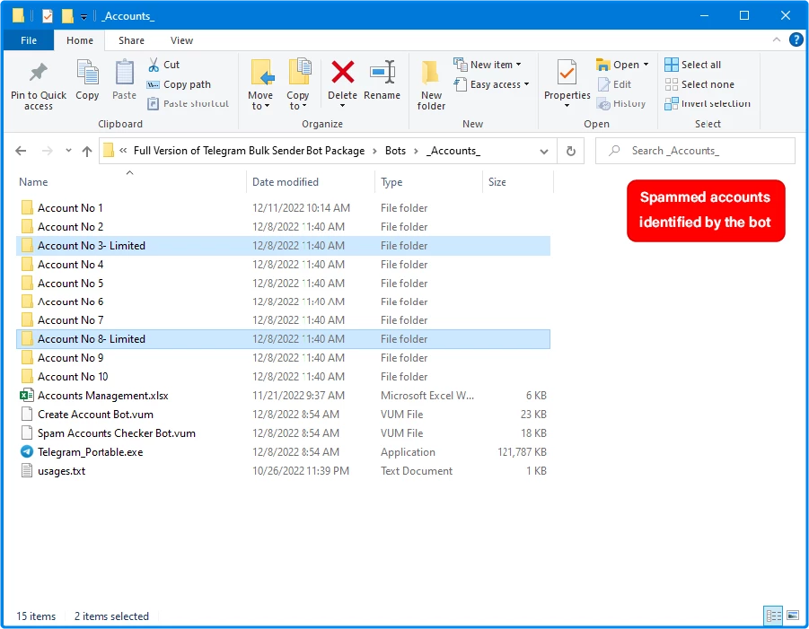 Telegram Bulk Sender Bot Package