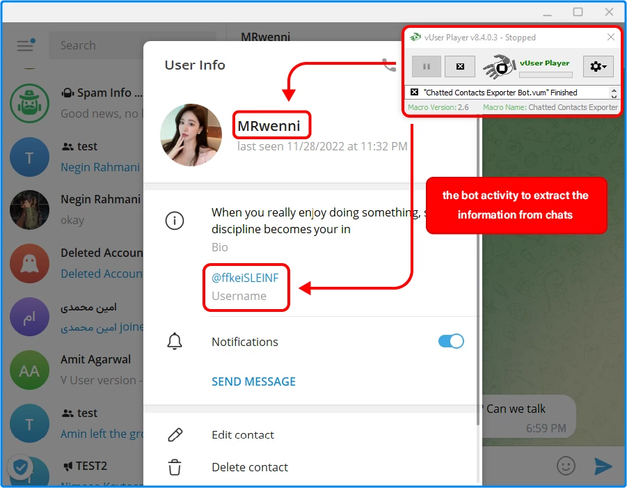 Telegram Bulk Sender bot