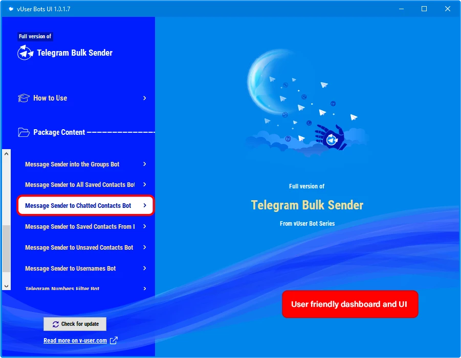 Telegram Bulk Sender bot package
