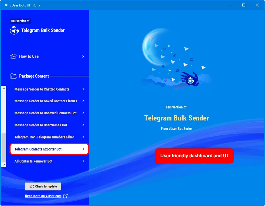 Telegram Bulk Sender Bot Package