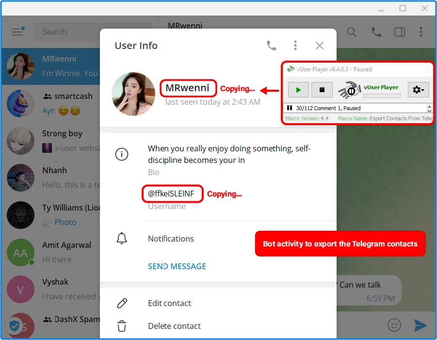 Telegram Bulk Sender Bot Package