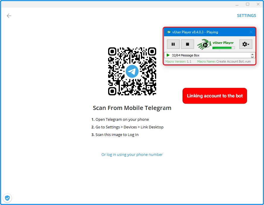 Telegram Bulk Sender bot