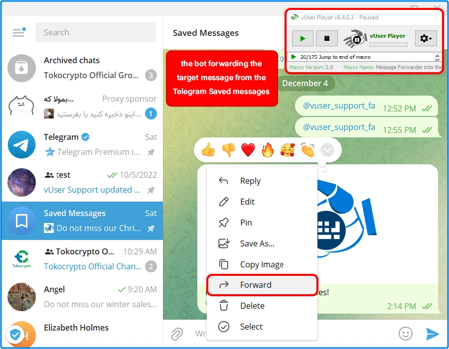 Telegram Bulk Sender bot