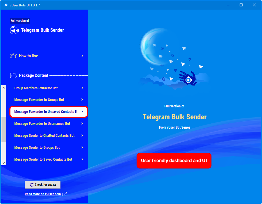 Telegram Bulk Sender bot