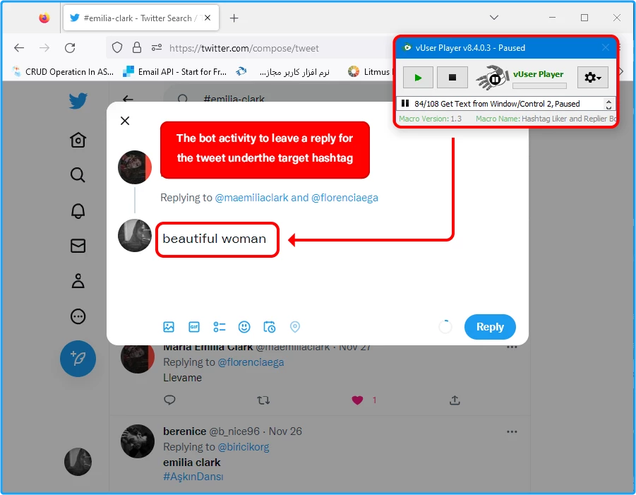 Twitter Follower Booster Bot Package 