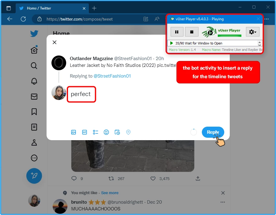 Twitter Follower Booster Bot Package 