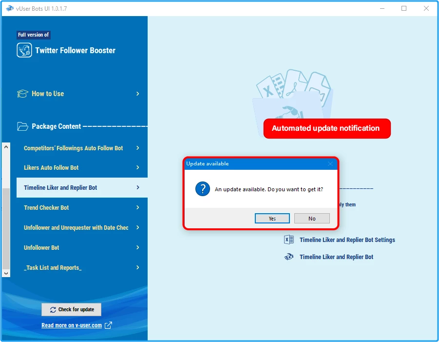 Twitter Follower Booster Bot Package 