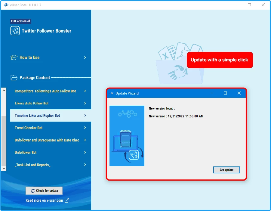 Twitter Follower Booster Bot Package 