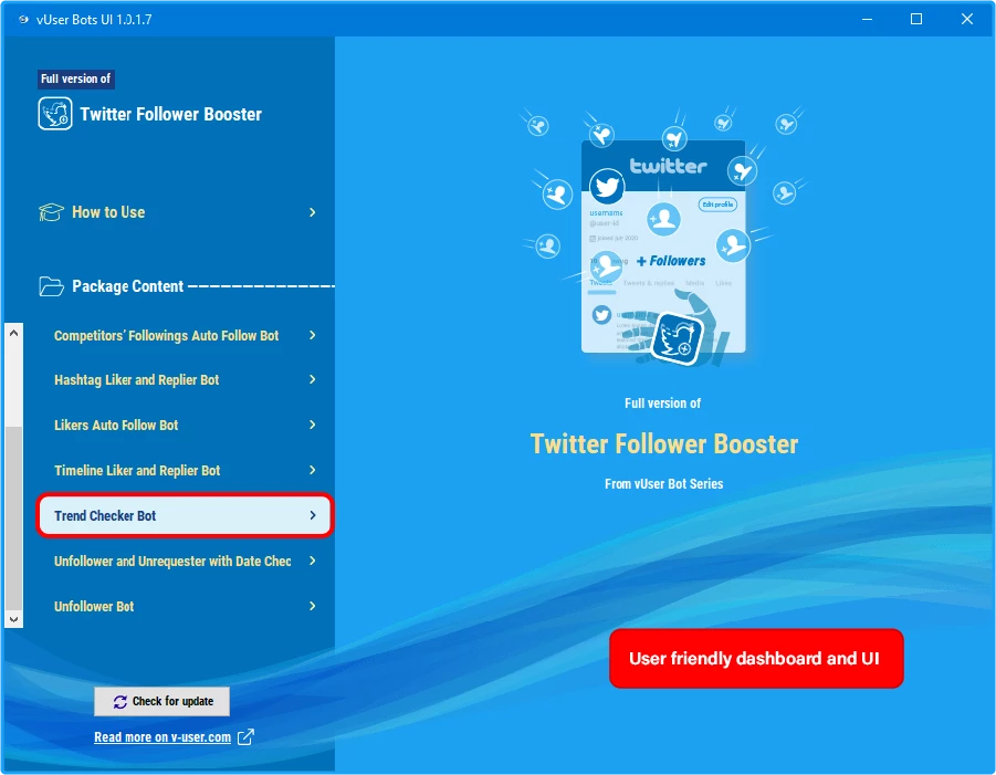 Twitter Follower Booster Bot Package 