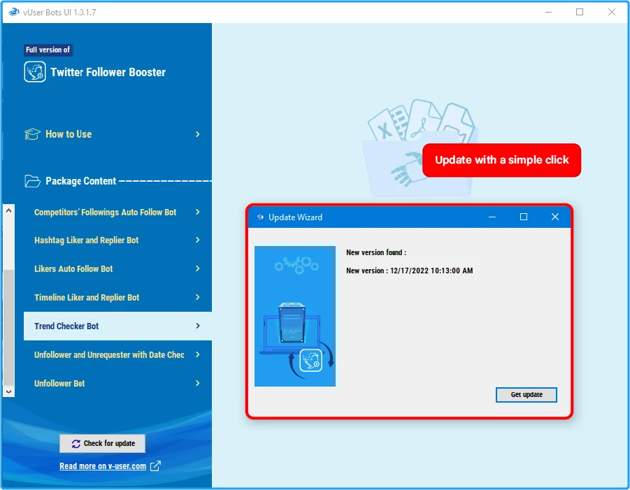 Twitter Follower Booster Bot Package 