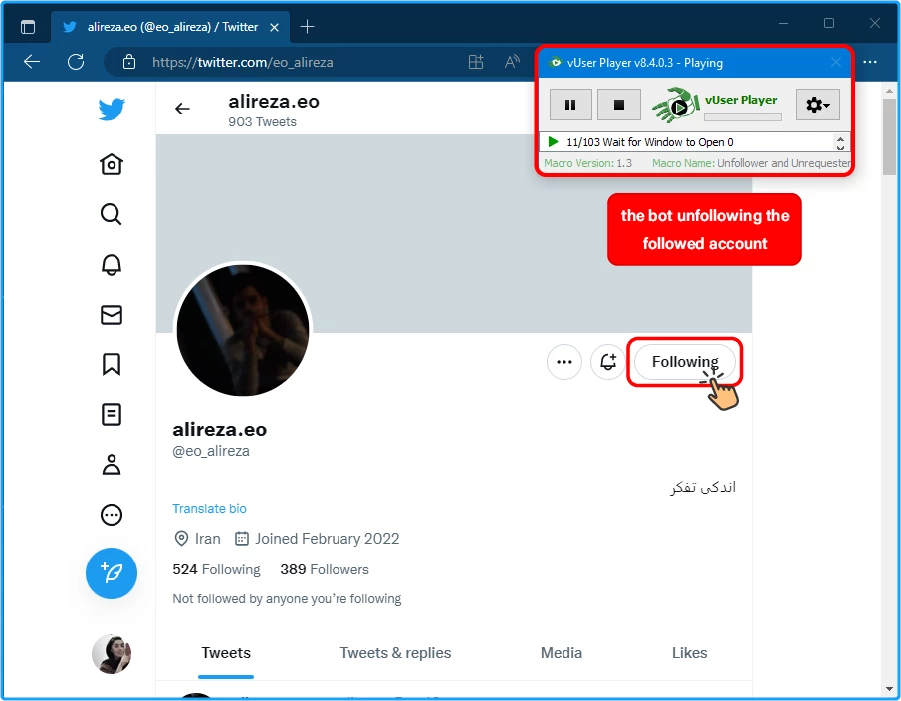 Twitter Follower Booster Bot Package 