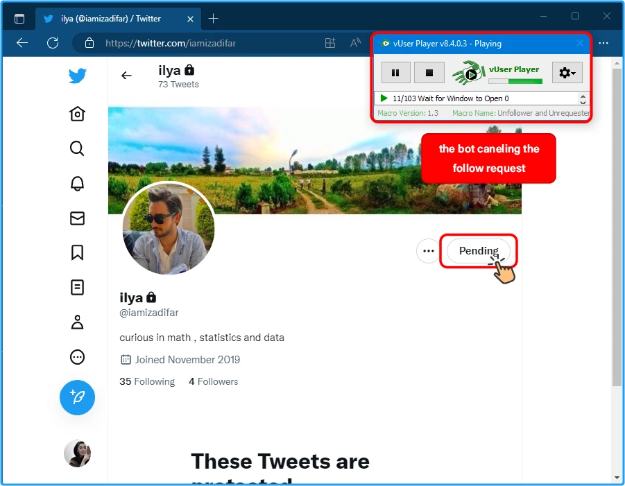 Twitter Follower Booster Bot Package 