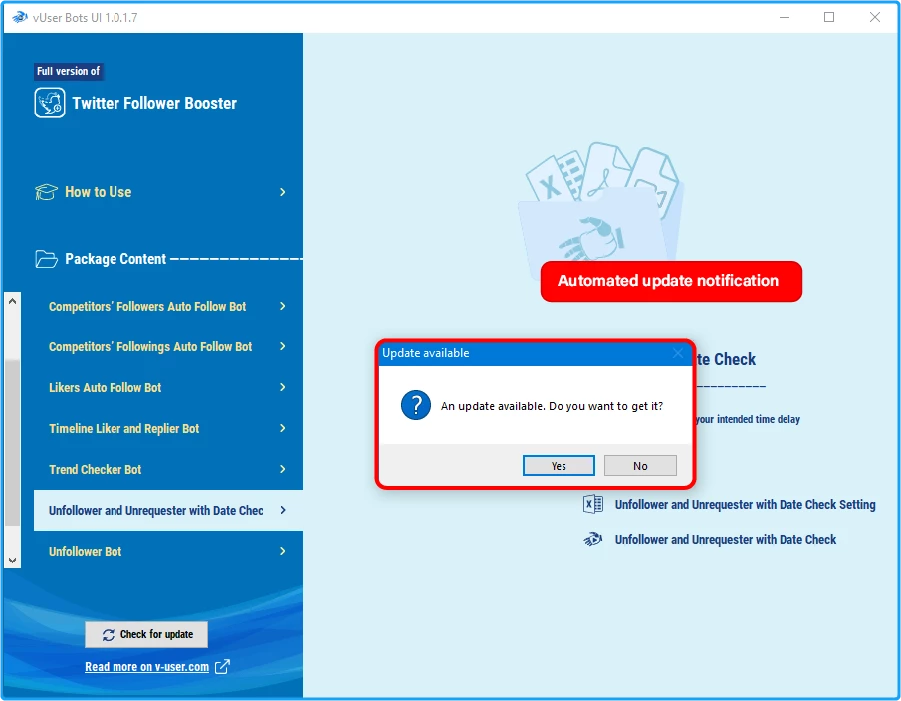 Twitter Follower Booster Bot Package 