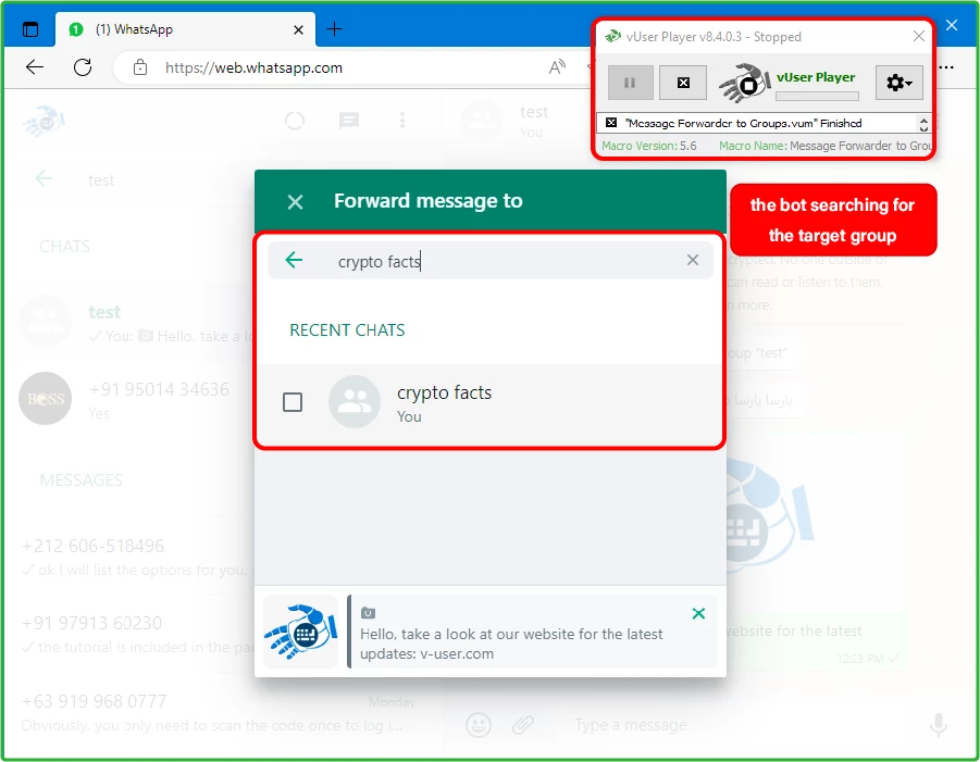 WhatsApp Bulk Sender Bot Package