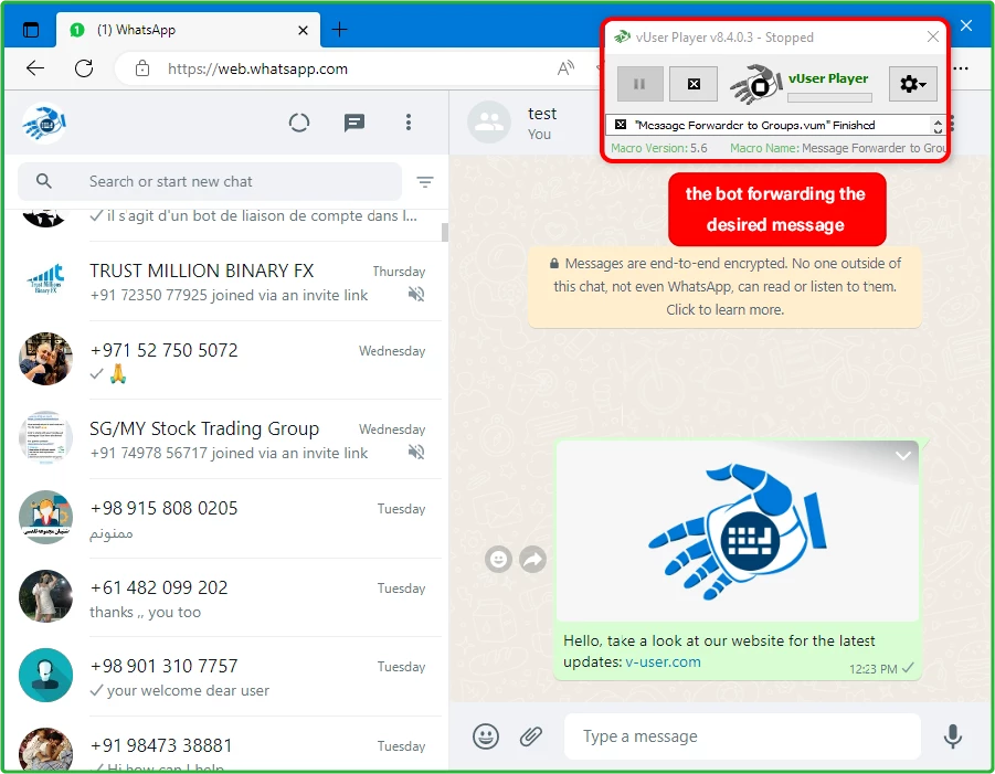 WhatsApp Bulk Sender Bot Package