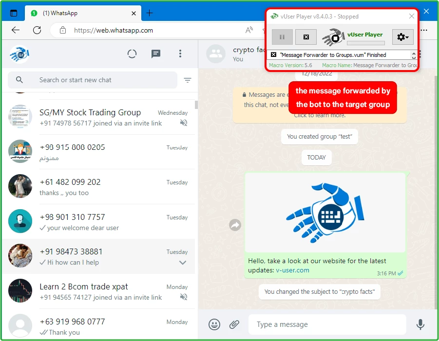 WhatsApp Bulk Sender Bot Package