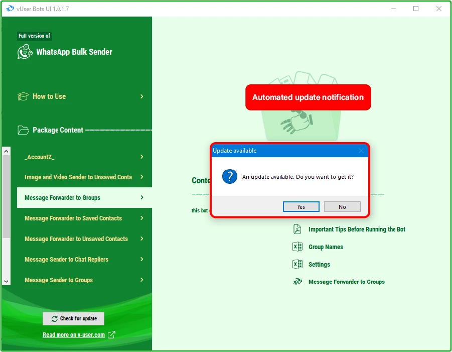 WhatsApp Bulk Sender Bot Package