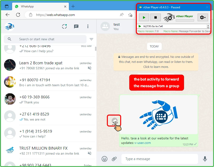 WhatsApp Bulk Sender Bot Package