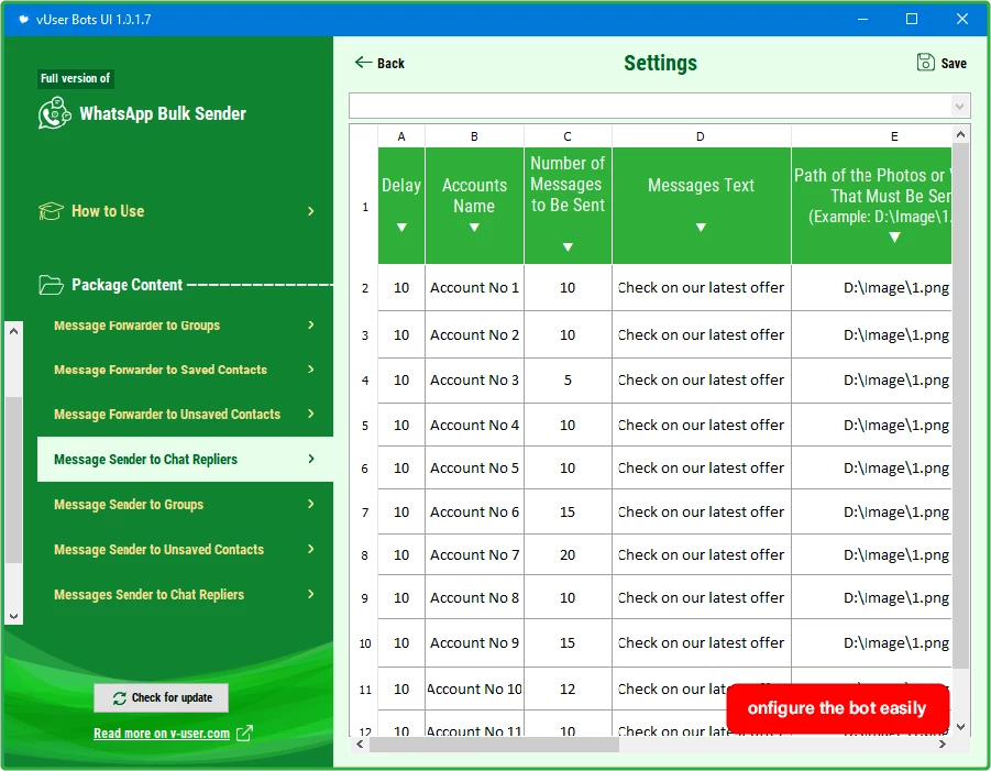 WhatsApp Bulk Sender Bot Package