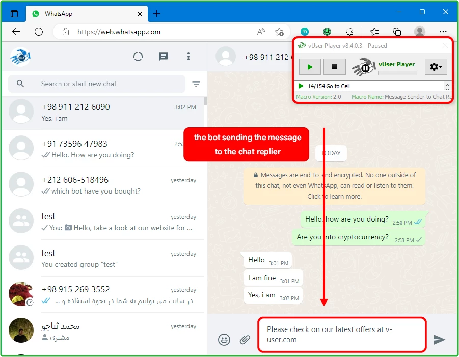 WhatsApp Bulk Sender Bot Package