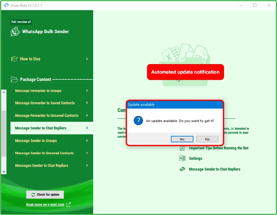 WhatsApp Bulk Sender Bot Package