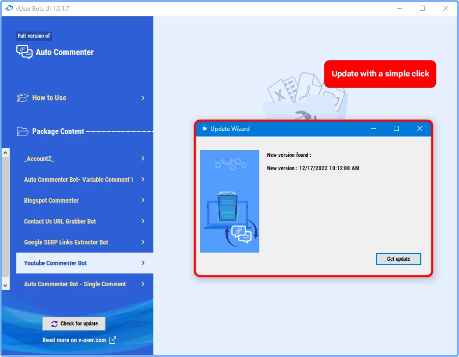possibility of automatic update