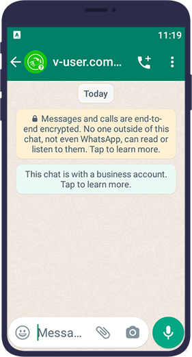 Add WhatsApp Shortcut