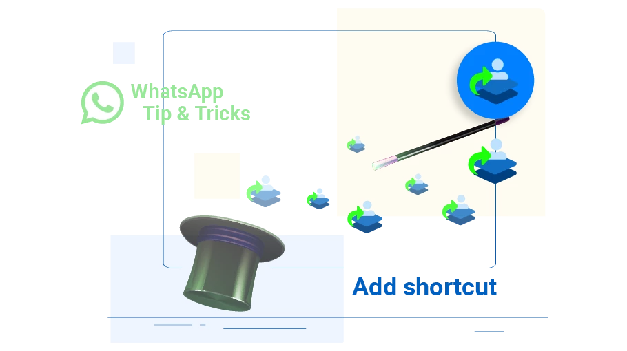 Add WhatsApp Chat Shortcut on Home screen - Is Banner