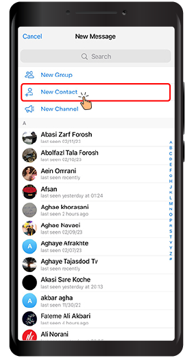 Add Contacts to Telegram
